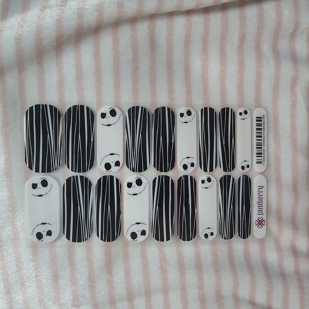 Jamberry Nightmare Before Christmas Jack Skellington Nail Wraps